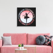 Ballerina Ballett Dancer - Mindset Values Leinwanddruck (Insitu (Wohnzimmer))