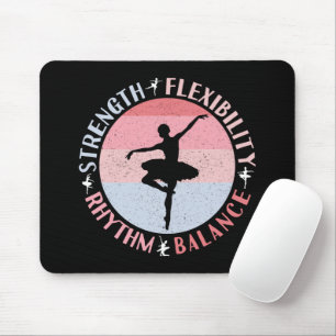 Ballerina Ballett Dancer - Mindset Values Mousepad
