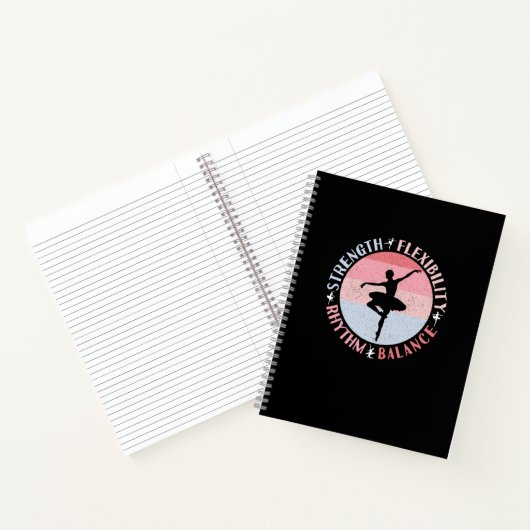 Ballerina Ballett Dancer - Mindset Values Notizblock (Innenseite)