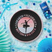 Ballerina Ballett Dancer - Mindset Values Pappteller (Party)