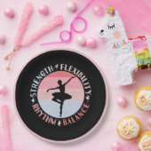 Ballerina Ballett Dancer - Mindset Values Pappteller (Party)