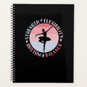 Ballerina Ballett Dancer - Mindset Values Planer (Vorderseite)