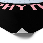 Ballerina Ballett Dancer - Mindset Values Poster (Ecke)