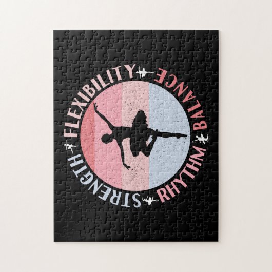 Ballerina Ballett Dancer - Mindset Values Puzzle (Vertikal)