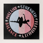 Ballerina Ballett Dancer - Mindset Values Puzzle (Horizontal)
