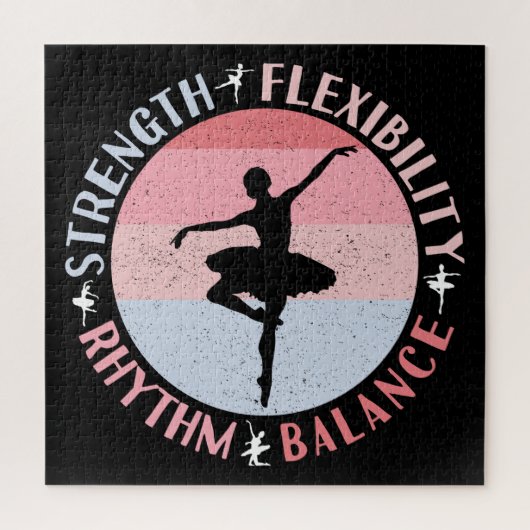 Ballerina Ballett Dancer - Mindset Values Puzzle (Vertikal)