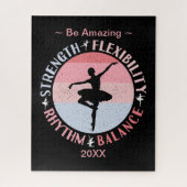 Ballerina Ballett Dancer - Mindset Values Puzzle (Vertikal)