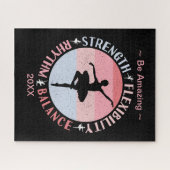 Ballerina Ballett Dancer - Mindset Values Puzzle (Horizontal)