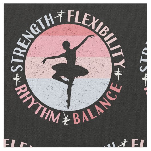 Ballerina Ballett Dancer - Mindset Values Stoff (Nahaufnahme)