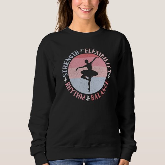 Ballerina Ballett Dancer - Mindset Values Sweatshirt (Vorderseite)