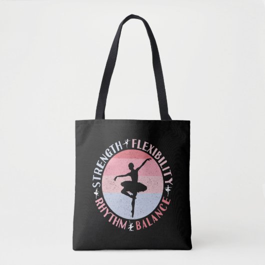 Ballerina Ballett Dancer - Mindset Values Tasche (Vorderseite)
