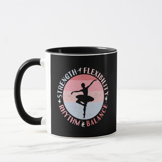 Ballerina Ballett Dancer - Mindset Values Tasse (Links)