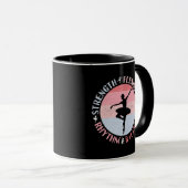 Ballerina Ballett Dancer - Mindset Values Tasse (VorderseiteRechts)