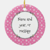 Ballerina Ballett Prinzessin Boston Terrier (schwa Keramik Ornament (Hinten)