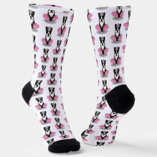 Ballerina Ballett Prinzessin Boston Terrier (schwa Socken