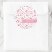 Ballerina Ballett Tanz Rosa Aufkleber (Tasche)