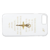 Ballerina-Ballett-Tänzer-Zitat mit Monogramm Case-Mate iPhone Hülle (Rückseite (Horizontal))