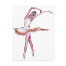 Ballerina , Ballett-Tanzkunstgeschenke, Karten, t 
