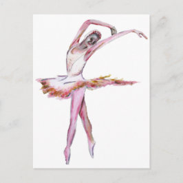 Ballerina , Ballett-Tanzkunstgeschenke, Karten, t  Postkarte