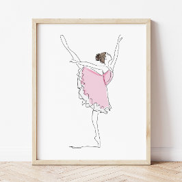 Ballerina, Ballettmädchen, Balletttänzer, Tutu, Ro Fotodruck
