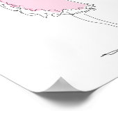 Ballerina, Ballettmädchen, Balletttänzer, Tutu, Ro Poster (Ecke)