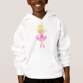 Ballerina, Ballettmädchen, Balletttänzerin, Blonde Hoodie (Vorderseite)