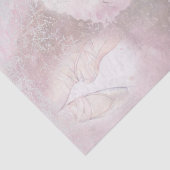 Ballerina Ballettschuhe Rosen Decoupage Seidenpapier (Ausschnitt)