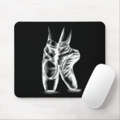 Ballerina Ballettschuhe Shirt Cool Toe Dancing Ges Mousepad (Mit Mouse)