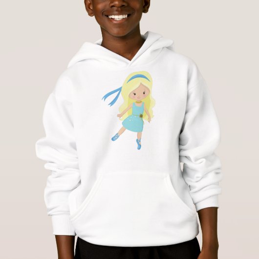Ballerina, Balletttänzerin, Ballettmädchen, Blonha Hoodie (Vorderseite)