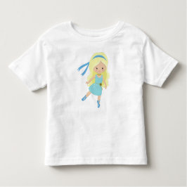 Ballerina, Balletttänzerin, Ballettmädchen, Blonha Kleinkind T-shirt