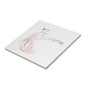Ballerina Balletttänzerin Fliese (Seite)