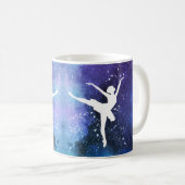Ballerina/ Balletttänzerin Kaffeetasse (VorderseiteRechts)