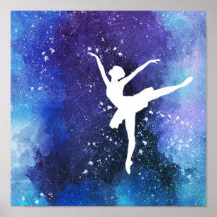 Ballerina/ Balletttänzerin Poster