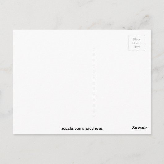 Ballerina Balletttänzerin Postkarte (Rückseite)