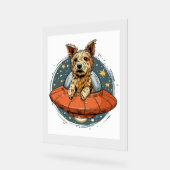 Ballerina Beagle - Funny Dog Dance Acrylschild (Winkel)