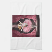 Ballerina Beagle � Lustiger Hundetanz Geschirrtuch (Vertikal)