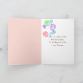 Ballerina Bear zum 3. Geburtstag Karte (Innenseite)