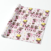 Ballerina Bears Gift Wrap Geschenkpapier (Ungerollt)