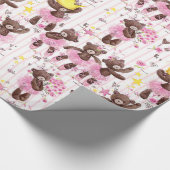 Ballerina Bears Gift Wrap Geschenkpapier (Ecke)