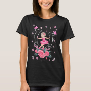 Ballerina beim Tutu-Tanzen im Hufeisenball T-Shirt