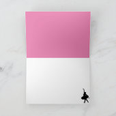 Ballerina Birthday Card Karte (Innenseite)