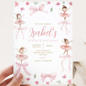 Ballerina Birthday Einladung