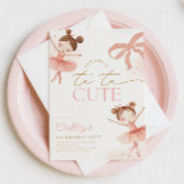 Ballerina Birthday Einladung