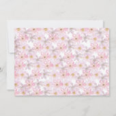 Ballerina Birthday Einladung mit Foto (Rückseite)