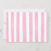 Ballerina Birthday Foto Einladung (Rückseite)