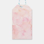 Ballerina Birthday Gift Tag Geschenkanhänger (Rückseite)