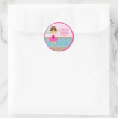 Ballerina Birthday Party Gefallen Stickers (Tasche)