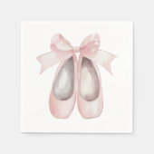 Ballerina Birthday Party Serviette (Vorderseite)