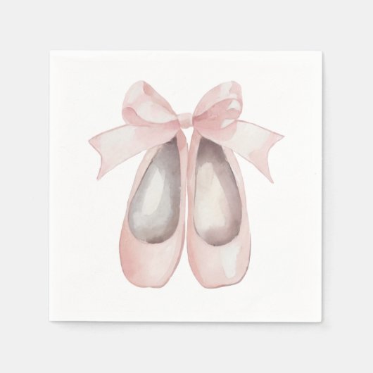 Ballerina Birthday Party Serviette (Vorderseite)