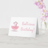 Ballerina Birthday Pink Tutu Girly Hübsch